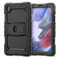 thumbnail image 7 of Dteck with Shoulder Strap Case for Samsung Galaxy Tab A7 Lite 8.7-inch SM-T220 T225 (2021),Shockproof Rugged Rubber 3-Layers Protection Armor Case Hybrid Hard Kickstand Cover,Black, 7 of 7