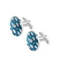 thumbnail image 2 of Easter Premium Stainless Steel Shirt Cufflink Set for Men - Ideal for Formal Attire and Special Events, 2 of 6