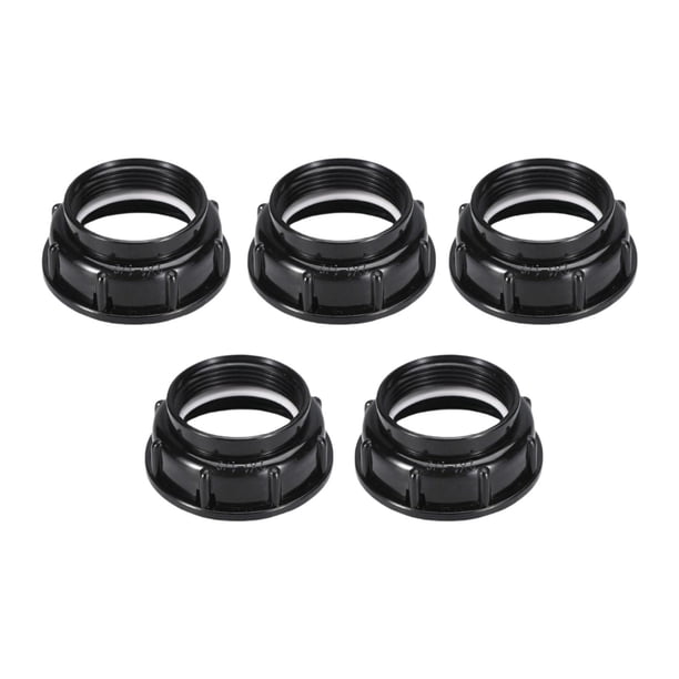 5 adaptadores para tanques IBC, conector de rosca gruesa para tanques de agua, material PP, fácil instalación, repuesto para grifo, adecuado para Diámetro interior de la salida: 45 cm