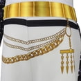 thumbnail image 5 of 3 Piece Pop Star Stage Costume Set, Popular Singer Idol Outfit, Printed Crop Jacket Tank Top and Shorts for Cosplay Performance, 3-12Y, 5 of 6
