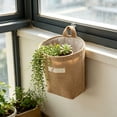 thumbnail image 4 of Qholemyo Washable Cotton Linen Wall Hanging Basket Baskets For Organizing Kitchen Bathroom Sundry Storage Basket, 4 of 6