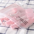 thumbnail image 4 of unbranded Travel Size Liquid Containers 9Pcs Pink Toiletry Bottles Set for Shampoo, 4 of 8