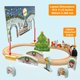 thumbnail image 4 of Set de Vehículos de Juguete Orbrium Tren Navideño de Madera Motorizado, 4 of 7