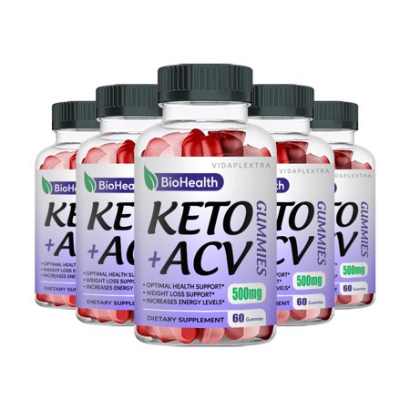 (5 Pack) Bio Health - Bio Health Keto Apple Cider Vinegar Gummies