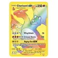 thumbnail image 1 of English Cards Gold DIY Metal Card Hard Iron Cards Pikachu Mewtwo Gx Charizard Vmax Package Game Battle Collection Gifts, 1 of 5