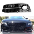 thumbnail image 3 of Artudatech Para Audi A4 B8 2009 2010 2011 Parachoques delantero de coche Luz antiniebla Peine Rejilla A4 Rejilla ABS Piezas de coche, 3 of 5