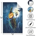 thumbnail image 3 of Dreamtimes Halloween Scarecrow Pumpkin Cemetery Kitchen Dish Towel Set,Drying Kitchen Towels Tea Towels Gift Set for Drying Cleaning Cooking Baking 6Pcs, 3 of 6