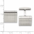 thumbnail image 3 of Stainless Steel Polished Laser Design Square Cufflinks Made In China -Jewelry By Sweet Pea, 3 of 6