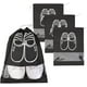 thumbnail image 1 of Paquete de 4 bolsas de viaje para zapatos, 36 X 26,5 cm, bolsa con cordón, resistente al agua para gimnasio, equipaje, piscina, gimnasio, golf, bolos, lavandería Sincero Electrónica, 1 of 5