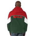 thumbnail image 2 of Men's Starter  Green/Red Minnesota Wild Power Forward Full-Zip Hoodie, 2 of 2