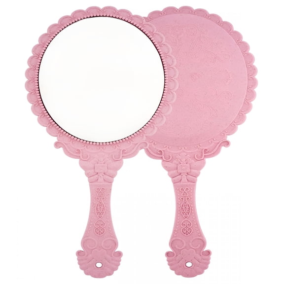 XIBUFE Hand Mirror Vintage Handheld Mirror with Handle Vanity Makeup Mirror