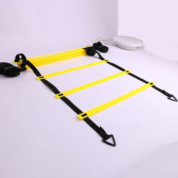 6M Agility Ladder Training Set Workout Exercise Trainer Improves Strength Resistance Parachute for hletes Boxing Yellow