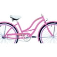 thumbnail image 2 of WonderWheels 26" Beach Cruiser Coaster Brake Stainless Steel Spokes One Piece Crank Alloy Pink Rims 36H W/ Fenders - Pink, 2 of 6