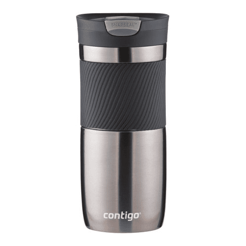 Contigo Snap Seal Byron Vacuum-Insulated Stainless Steel Travel Mug, 16 oz,  Gunmetal