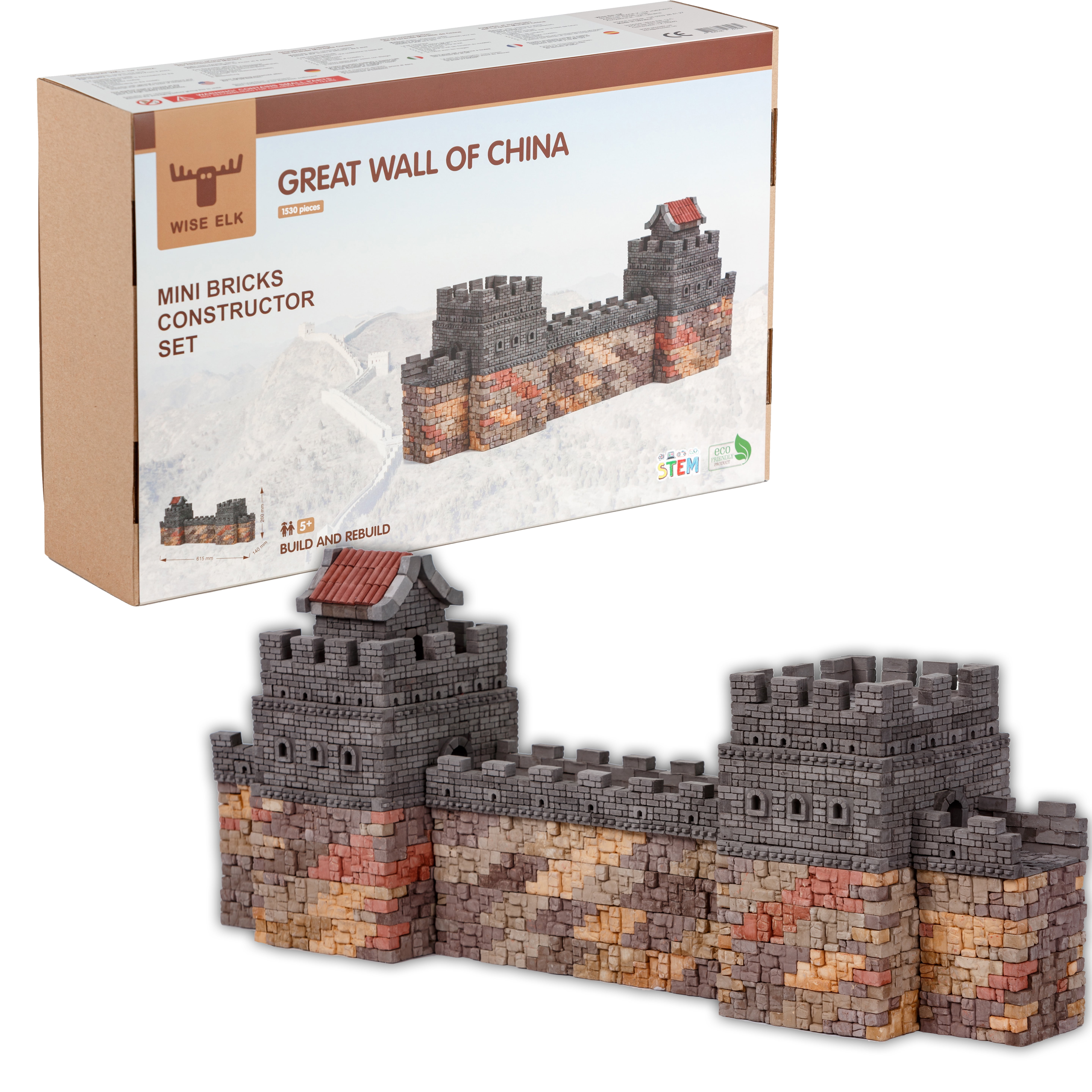 Great Wall of China Wise Elk Ceramic/Plaster Building Blick Kit 