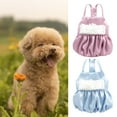 thumbnail image 2 of Soft and Comfortable Dog Dress - Three-dimensional Flower Decor - Summer Pet Dog Satin Halter Dress - Pet Supplies, 2 of 8