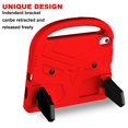 thumbnail image 2 of for New iPad 10th Generation Case 10.9 Inch 2022 with Handle Rugged Silicone, iPad 10 Case with Kickstand, Heavy Duty Shockproof Hybrid Three Layer Protective Cover for Kids Girls, Red, 2 of 8