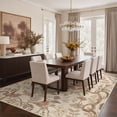 thumbnail image 2 of KUETH 5X7 Vintage Floral Area Rugs Machine Washable Rugs for Living Room, Non Slip Flat Pile Rug with Rubber Backing, Boho Rug for Entryway Bedroom Dining Room Home Office, 2 of 12