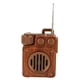 thumbnail image 3 of Radio con altavoz y Bluetooth Retro, sonido HiFi de grano de madera sin pérdidas, compatible con tarjeta de memoria de disco U, Altavoz Bluetooth con Radio FM, 3 of 5