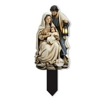 Nativity Scene Acrylic Yard Stake, 2D Holy Family Outdoor Christmas Decor, Religious Garden Decoration for Holidays, Meaningful Gift for Christmas Traditions