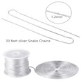 thumbnail image 4 of 33ft Necklace Chains Roll,with Open Jump Rings Lobster Clasps for Jewelry Making, 4 of 15