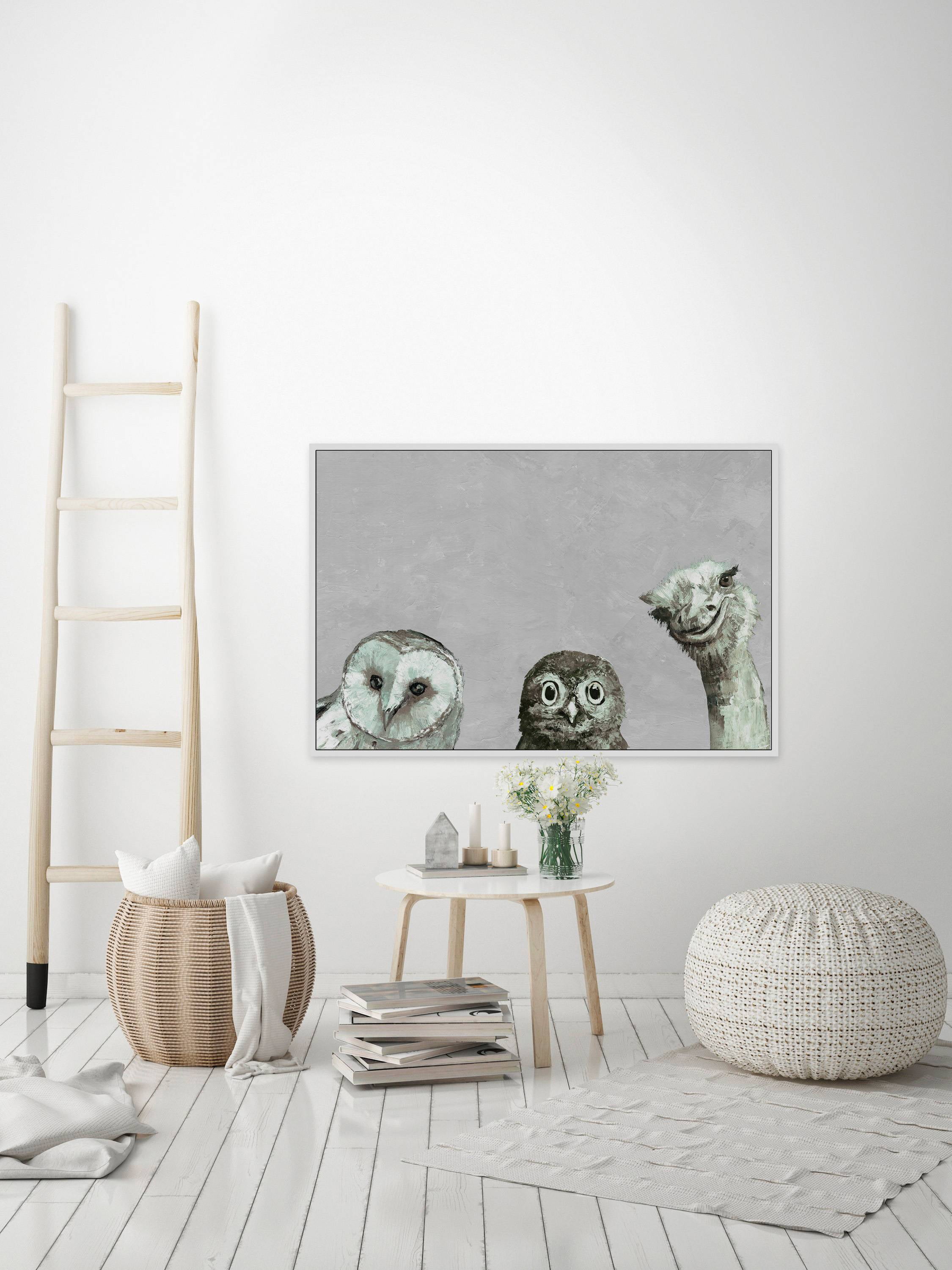 Big Eyes Close-up Floater Framed Painting Print on Canvas