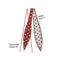 thumbnail image 3 of INSPIRE CHIC Foulard à Pois CHIC pour Femmes Foulard Fine Bandeau Ruban Rouge Grand Point, 3 of 6