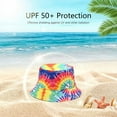 thumbnail image 5 of Reversible Bucket Hat - Summer Beach Packable Fishing Shopping Outdoor for Women Men, 5 of 7