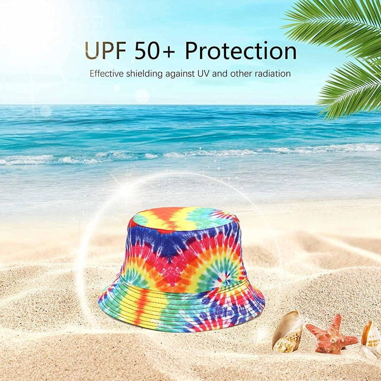 Reversible Bucket Hat - Summer Beach Packable Fishing  display picture 1