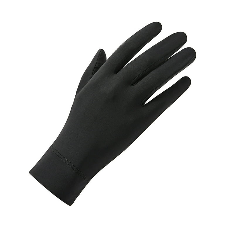 Discountfdelink Women Non Slip Gloves Sun Protection Protection Driving Gloves Summer Outdoor Gloves, Outdoor Protection (Black), Women's, Size: One