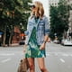thumbnail image 4 of Fotbe Peacock And Flowers Vestido de Verano sin Mangas para Mujer – Vestido Midi Línea A, Estilo Camiseta Floral, Vestido Playero Casual y Fluido, 4 of 7