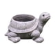 thumbnail image 2 of Maceta de tortuga, maceta de tortuga, florero decorativo, maceta de resina, maceta para estantería, cafetería, decoración del hogar Gris, 2 of 8