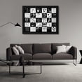 thumbnail image 3 of Wassily Kandinsky 24x19 Black Modern Wood Framed Wall Art Titled - Trente, 3 of 6