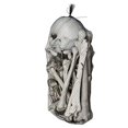 thumbnail image 2 of Bolsa de fiesta MOKRY con cráneo de esqueleto a tamaño real para cementerio de Halloween. Incluye 28 piezas, 2 of 3