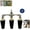 Triple (Black), variant on Pressure Washer Turbo Nozzle, 4000 PSI 360° Rotating Power Washer Tip with 1/4" Quick Connector, Multi-Tip High Pressure Spray Nozzle for Driveway, Concrete & Gutter Cleaning (Triple (Blue))