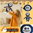 thumbnail image 7 of QLUEWX Halloween Skeleton Stuffed Animal Plush Toy, Cute Soft Skull Plush Doll Pillow, Spooky Cartoon Skeleton Plushie for Kids Boys Girls, Home Party Decor Halloween Gift, 9.84 Inch, 7 of 7