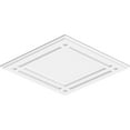 thumbnail image 2 of 26"W x 17 3/8"H x 9"C x 1"P Diamond Architectural Grade PVC Contemporary Ceiling Medallion, 2 of 5