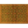 thumbnail image 1 of Ahgly Company Machine Washable Indoor Rectangle Persian Yellow Traditional Area Rugs, 5' x 8', 1 of 4