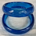 thumbnail image 3 of Crystal L blue Color 2 PCS Crystal Handmade Bangle bracelet For Girls And women, 3 of 6