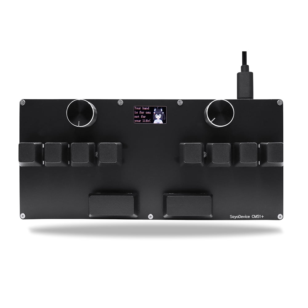 CM51 SayoDevice OSU DJ MAX OUTEMU/Gateron interruptores de gatillo ...