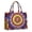 Colorful Tie Dye Pattern, variant on Colorful Tie Dye Pattern Large Tote Bag, Work Tote Purse with Inner Pockets, Easy Clean for Women,15.7” X 5.1" X 13"