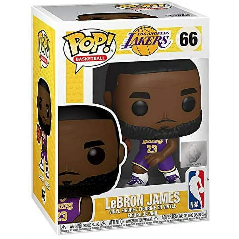 Funko Pop NBA Lakers LeBron James Vinyl Figure #66 (Purple Jersey