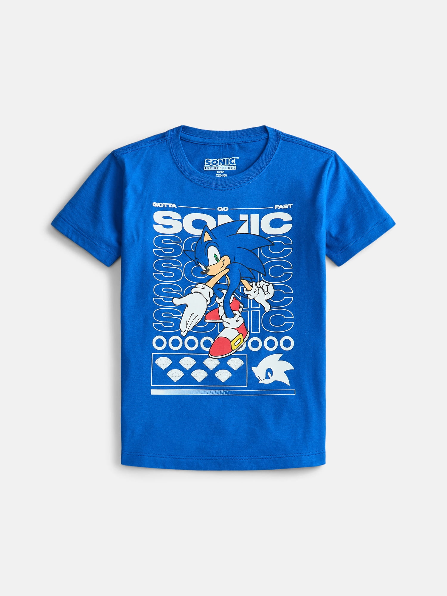 Sonic the Hedgehog Boys Crewneck Graphic Tee with Short Sleeves, 3-Pack, Sizes XS-2XL