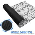 thumbnail image 6 of Long Mouse Pads for Desk,Doodle Sports Icons Pattern Desk Mats on Top Of Desks, Desk Mouse Pad Extra Large with 3mm Non-Slip Base and Stitched Edge for Gaming,Office,Work,Home 31.5"x11.8", 6 of 6