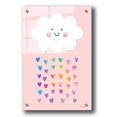 thumbnail image 1 of Epic Art 'Happy Cloud' by Seven Trees Design, Acrylic Glass Wall Art, 24"x36", 1 of 3