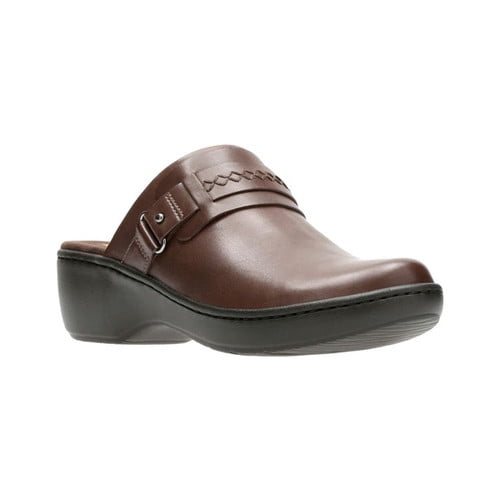 clarks delana amber clog