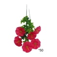 thumbnail image 2 of Artificial Petunia Flowers 50 Stems 13 Inch UV Resistant Fake Petunia Bouquet, Realistic Faux Floral Bundle for Outdoor Garden Patio Window Box Hanging Basket Home Decor, 2 of 6
