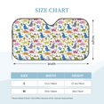 thumbnail image 3 of Bingfone Cute Dinosaur Car Windshield Sunshade,Sun Foldable Sun Shield Sun Visor for Car - Medium, 3 of 8