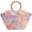 B-Pink, variant on Women 3D Lace Floral Applique Handbags Multi-Style Collection, Vintage Flower Embroidery Clutch Crossbody Bag, Cute Makeup Pouch, Bamboo Ring Tote, Pearl Kiss Lock Purse, Crescent Hobo Shoulder Bag