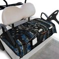 thumbnail image 7 of XYZCANDO Golf Cart Seat Cover Universal Warp Knitted Terry Cloth, Compatible with Sports Club Car Golf Cart, for Club Cars 2 Person Seats Golf Carts, Deer American Flag Pattern, 7 of 7